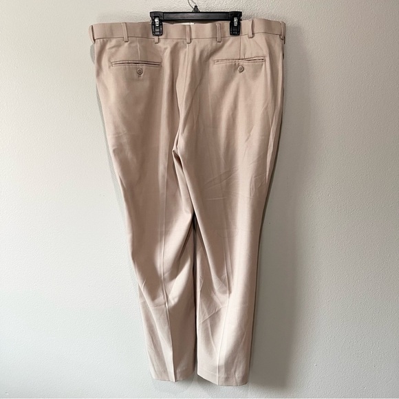 STAFFORD- BUNDLE Black and Tan Men's Dress Pants Size 42X30 - Picture 2 of 7